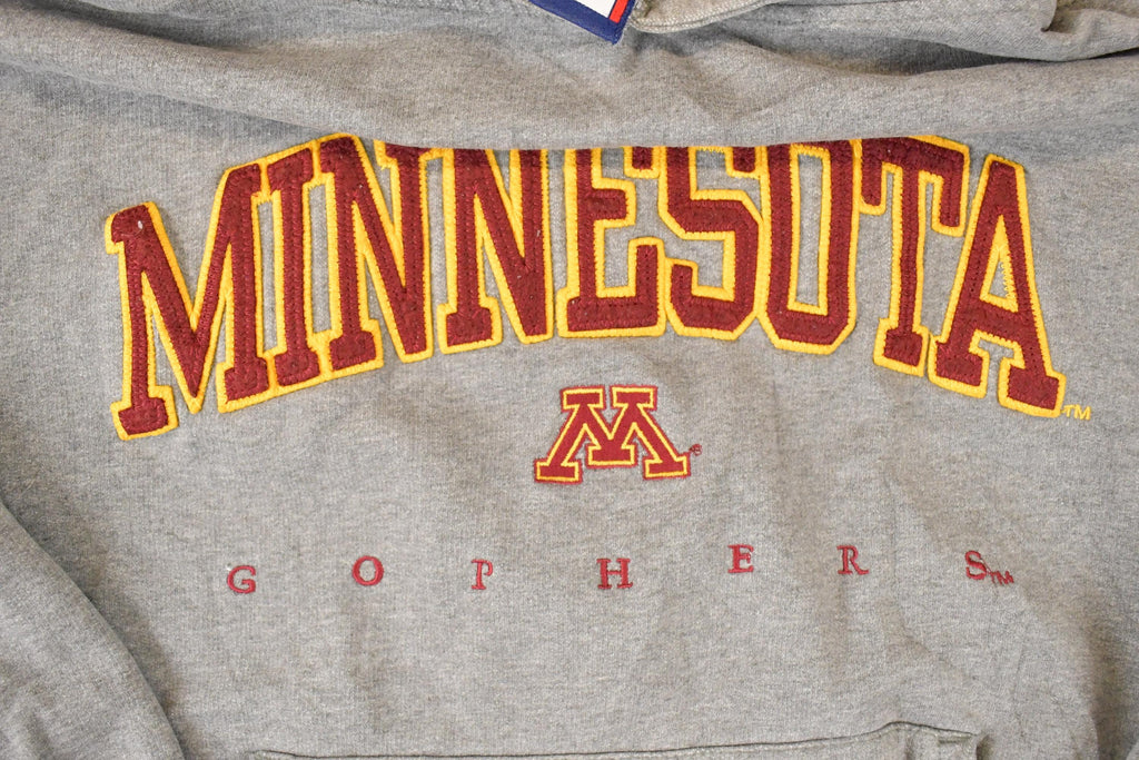 Vintage 1990s Minnesota Golden Gophers Embroidered Collegiate Sweatshirt Men's M
