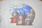 Vintage 1999 Star Wars Episode 1 The Phantom Menace Promo T-Shirt Size XL Whole Cast