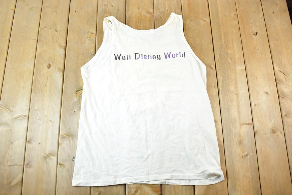 Vintage 1990s Disney Pooh Bear Cartoon Promo Tank Top Mens L / 90s Graphic Tee / Vintage Mickey Mouse / Made In USA / 90s Disney Tee