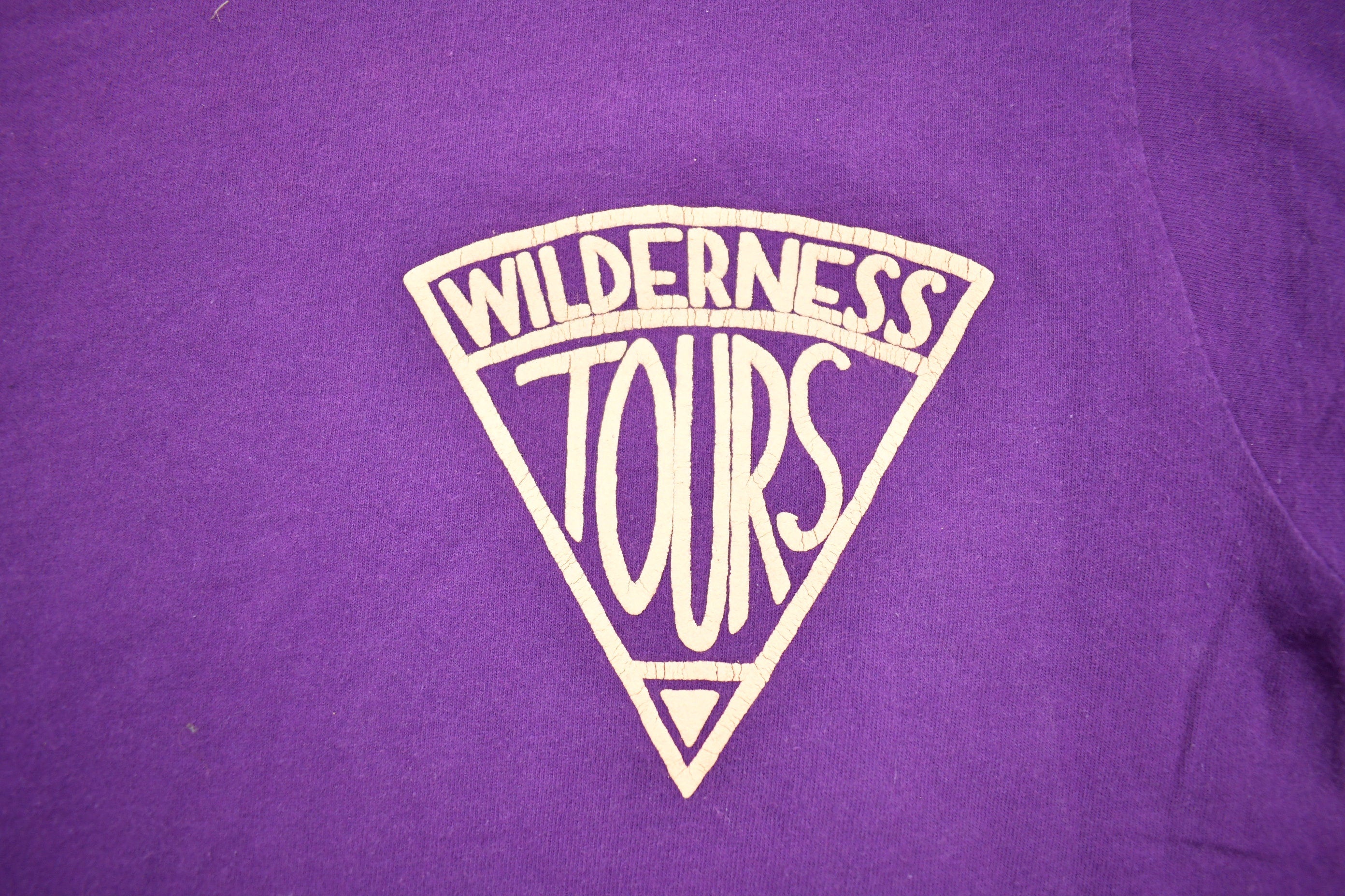 Vintage 1980s Wilderness Tours Rafting Souvenir T Shirt