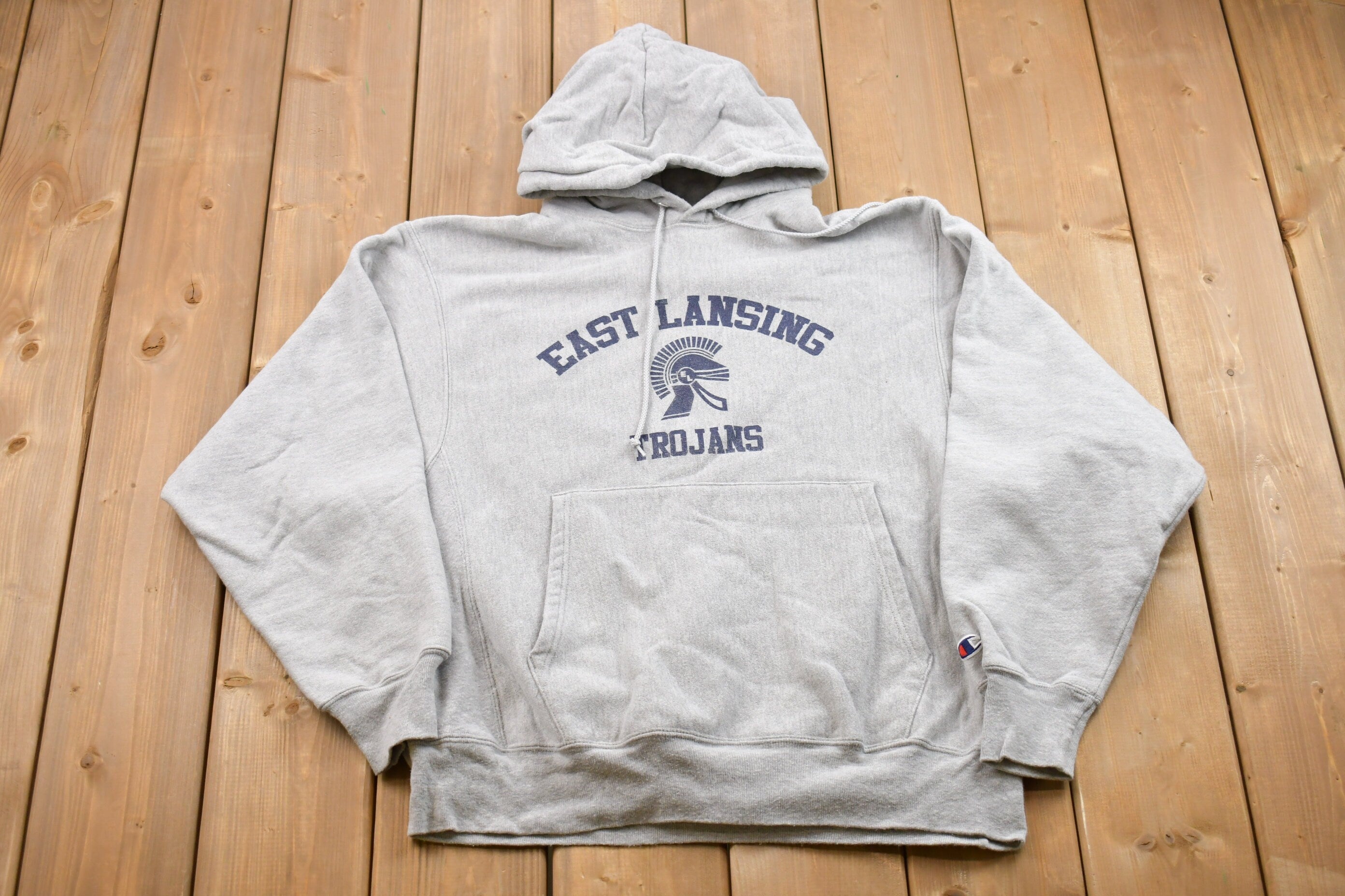 Vintage 1990s East Lansing Trojans Champion Sweatshirt