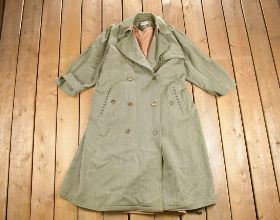 Vintage 1980s Calvin Klein Trench Coat