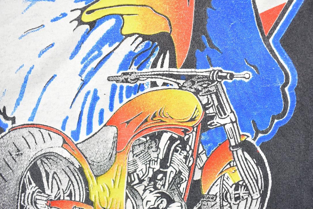Vintage 2004 Laughlin Motorcycle Graphic T-Shirt
