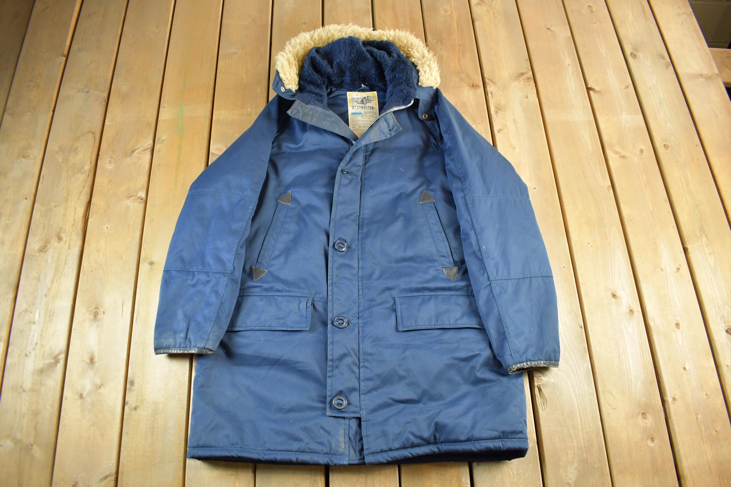 Vintage 1980s Sears Wearmaster Down Parka Coat Men's L-XL