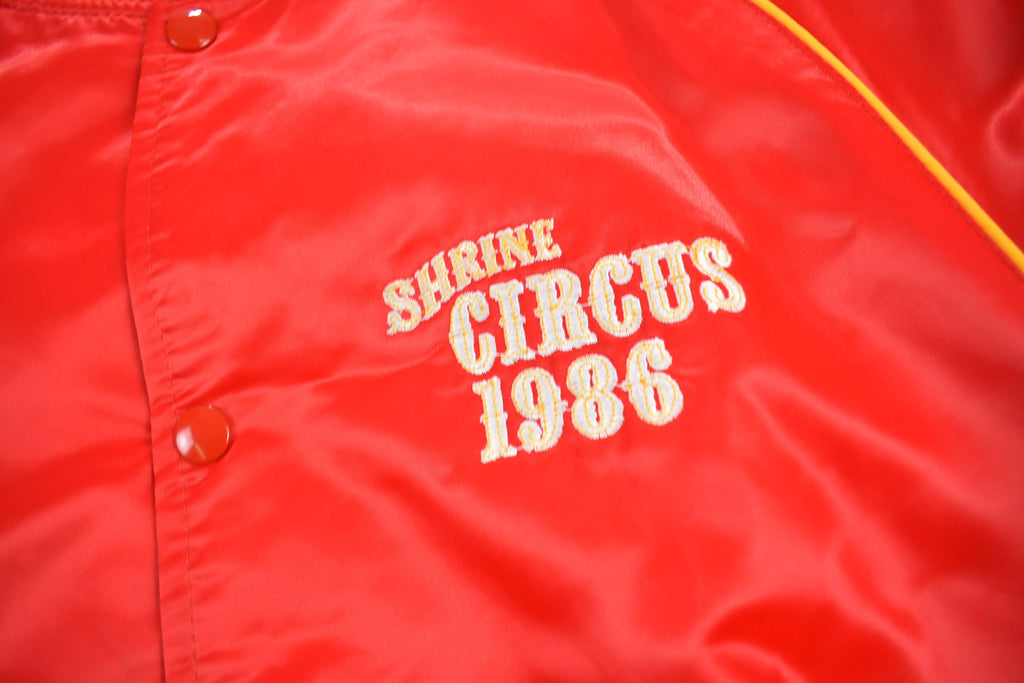 Vintage 1986 Shrine Circus Satin Jacket