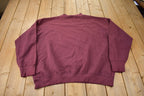 Vintage 1990s Clear Water Creek Large Mouth Bass Embroidered Outdoorsman Crewneck Sweatshirt