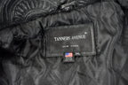 Vintage 1990s Tanners Avenue Leather Mosaic Embroidered Bomber Jacket