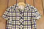 Vintage 1960s Pendleton Short Sleeve Shirt Dress