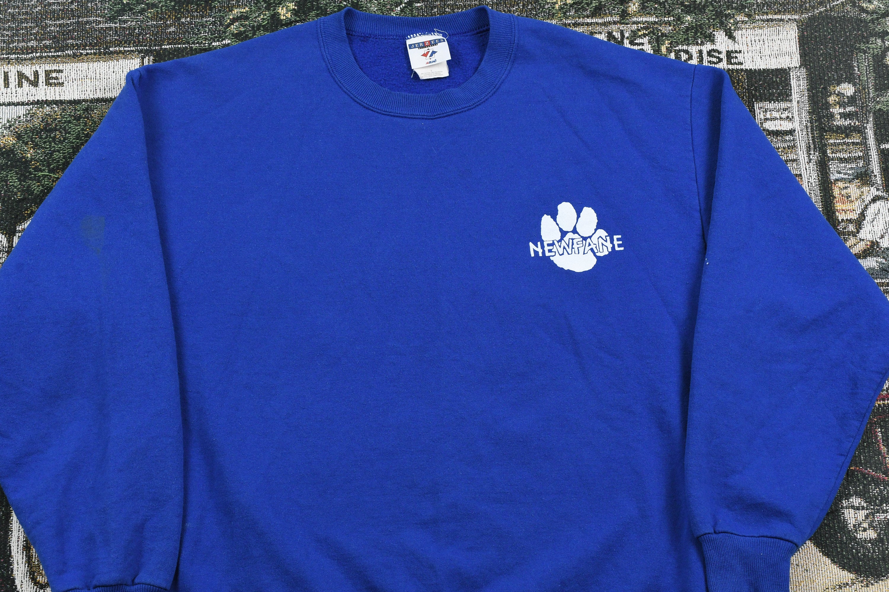 Vintage 1990s Newfane Panthers Graphic Crewneck