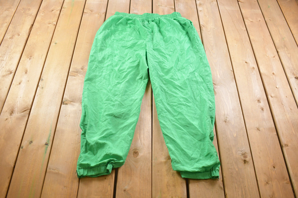 Vintage 1990s Laura Katherine Green Windbreaker & Track Pants Set