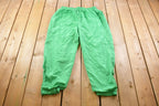 Vintage 1990s Laura Katherine Green Windbreaker & Track Pants Set