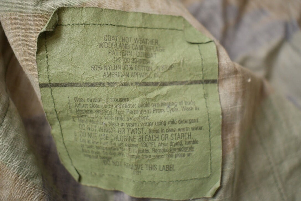 Vintage Military Button Up Shirt