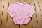 Vintage 1990s Land N' Sea Collared Crewneck Sweatshirt