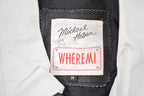 Vintage 1990s Michael Hoban Wheremi American Flag USA Leather Varsity Jacket / Fall Outerwear Leather Coat / Streetwear Fashion