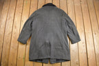 Vintage 1980s Sears Oakbrook Fur Collar Over Coat
