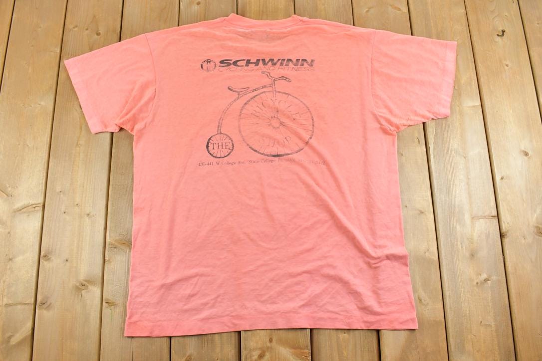 Vintage 1980s Mountain Bike Challenge Schwinn Graphic T-Shirt