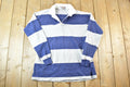 Vintage 1990s Studio Striped Rugby Button Up Shirt Men's L