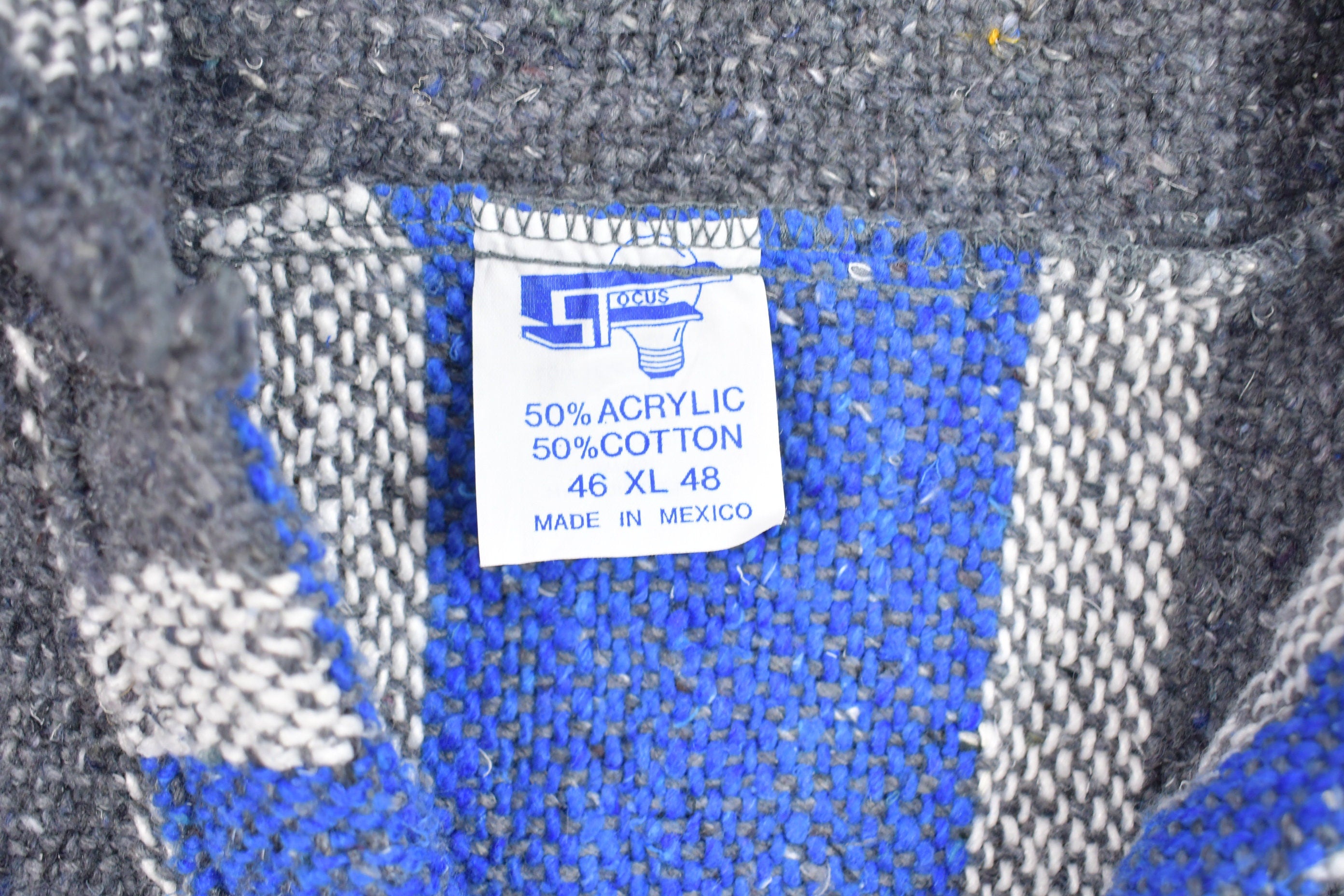Vintage 1990s Blanket Hoodie