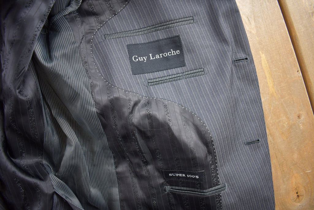 Vintage 1990s Guy Laroche Full Suit & Pants Set