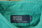 Vintage 1990s Polo By Ralph Lauren Mint Button Up Shirt