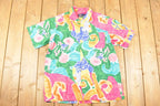 Vintage 1990s Polo By Ralph Lauren Abstract Hawaiian Button Up Shirt Men's L