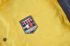 Vintage 1990s Tommy Jeans Yellow Snap Button Windbreaker Jacket