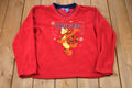 Vintage 1990s Disney Tigger Embroidered Fleece Sweater  Sportswear  90s Crewneck  Streetwear  Athleisure  90s Tigger 90s Disney Fleece