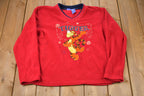 Vintage 1990s Disney Tigger Embroidered Fleece Sweater  Sportswear  90s Crewneck  Streetwear  Athleisure  90s Tigger 90s Disney Fleece