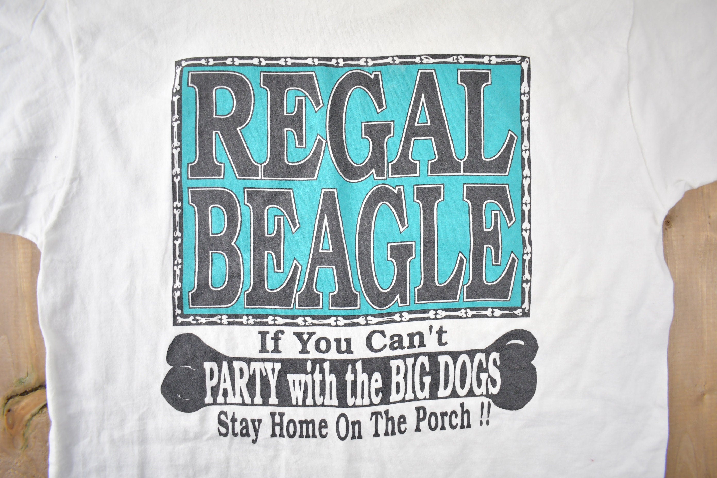 Vintage 1990s Regal Beagle Lake Okobojis Souvenir Single Stitch T Shirt Made In USA Size L