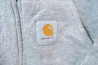 Vintage Distressed Carhartt Full Zip Fleece Lined Hoodie Sweatshirt