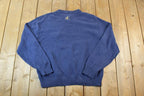 Vintage 1990s 1999 Super Bowl XXXIII Broncos Falcons Miami NFL Knit Crewneck Sweatshirt