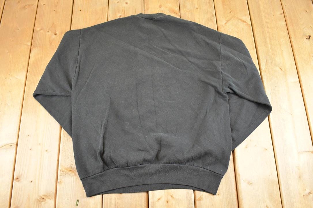 Vintage 1990s Jerzees Streetwear Blank Crewneck Sweatshirt Men's M / 90s Sun Faded Streetwear