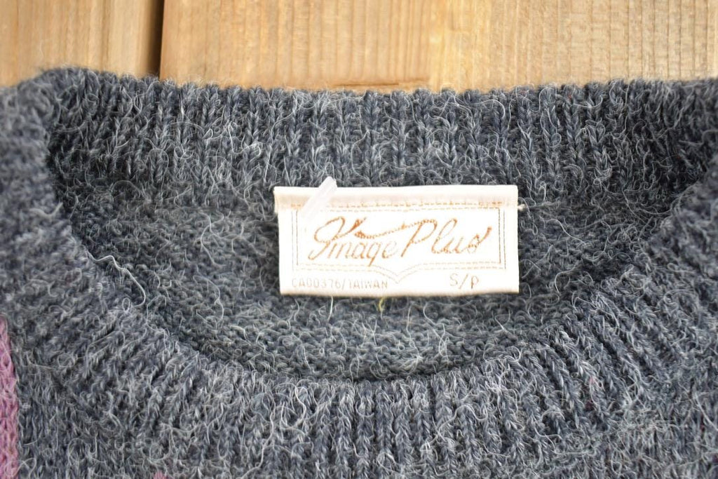 Vintage 1990s Signage Plus Wool Knit Crewneck Sweater
