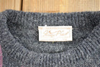 Vintage 1990s Signage Plus Wool Knit Crewneck Sweater