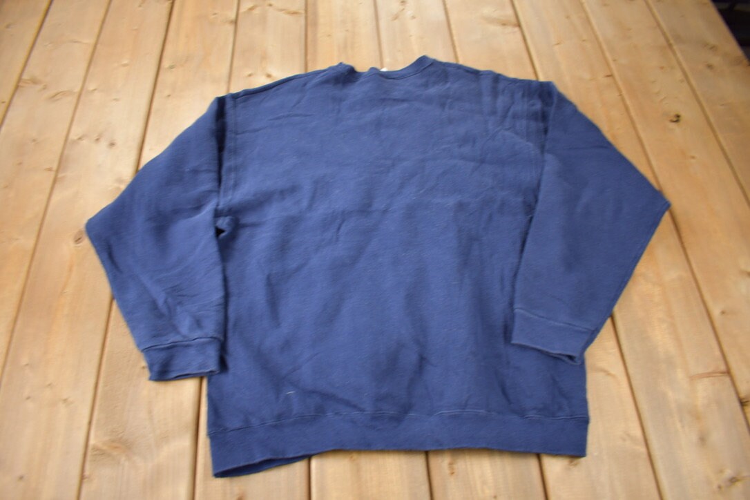 Vintage 1990s Proud to Be An American Embroidered Crewneck Sweatshirt Size Large