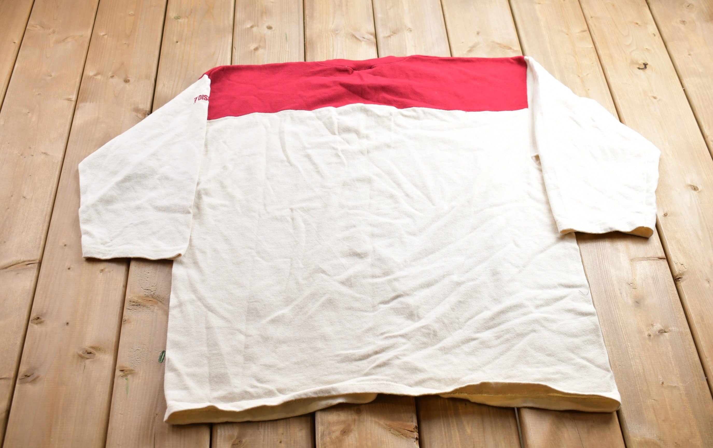 Vintage 1990s Discus Athletic Colour Block Crewneck Sweatshirt  90s Crewneck  Made In USA  Essential  Streetwear  90s Blank  Discus