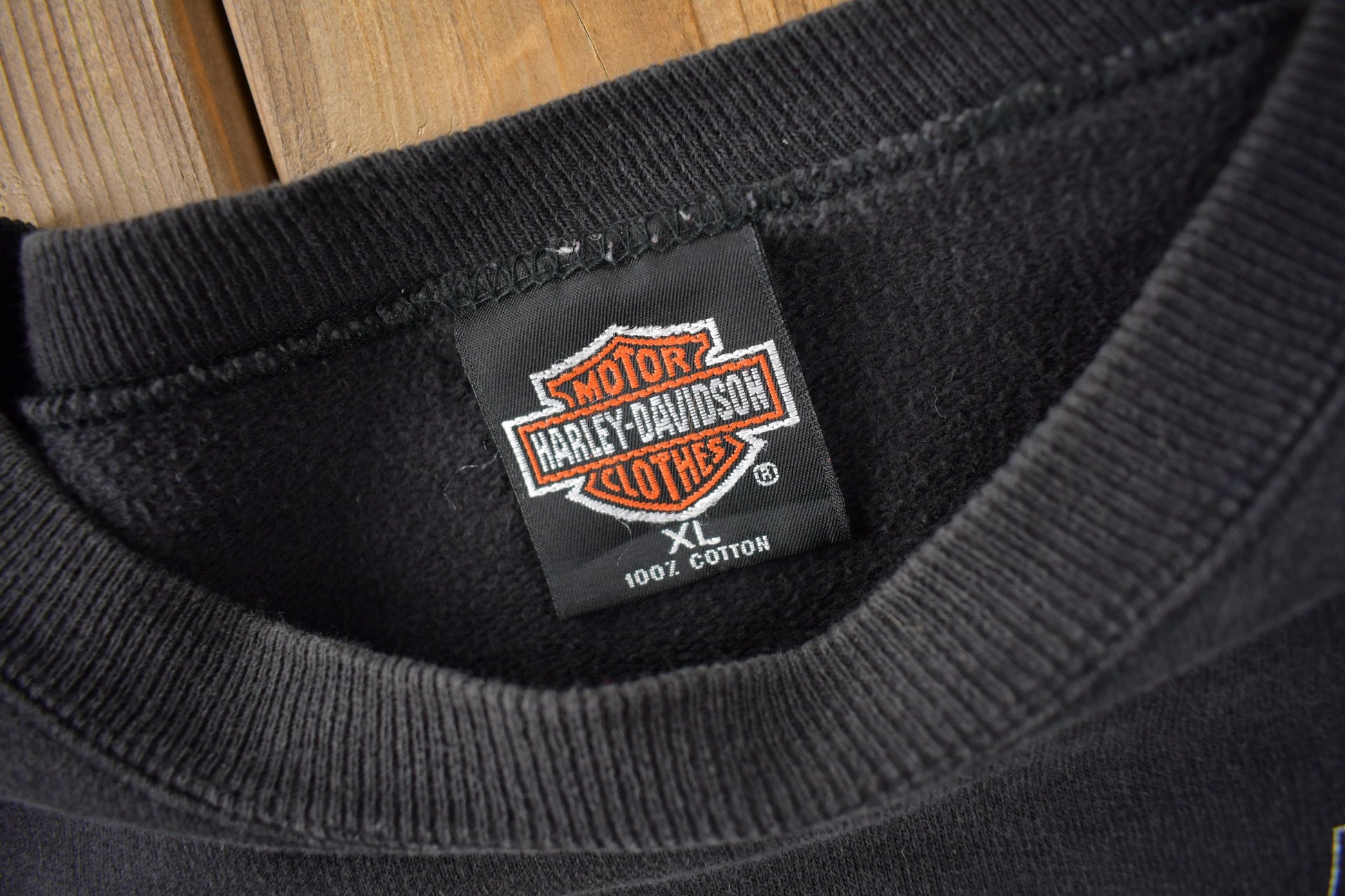 Vintage 1993 Harley Davidson Looney Tunes Crewneck Sweater Made IN USA