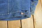 Vintage 1970s Wrangler Sherpa Lined Denim Jean Jacket Men's 2XL