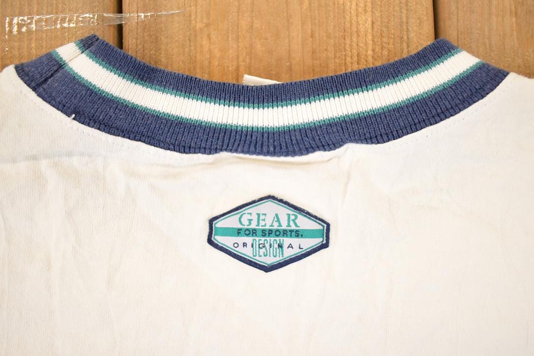 Vintage 1990s Michigan Beaches Souvenir Travel T-Shirt Men's L