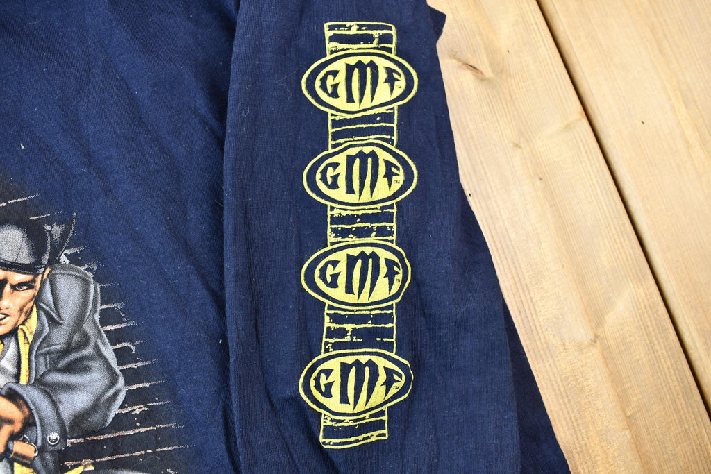 Vintage 00s GMF Ultimate Show of Respect Code of Survival Long-Sleeve Graphic T-Shirt