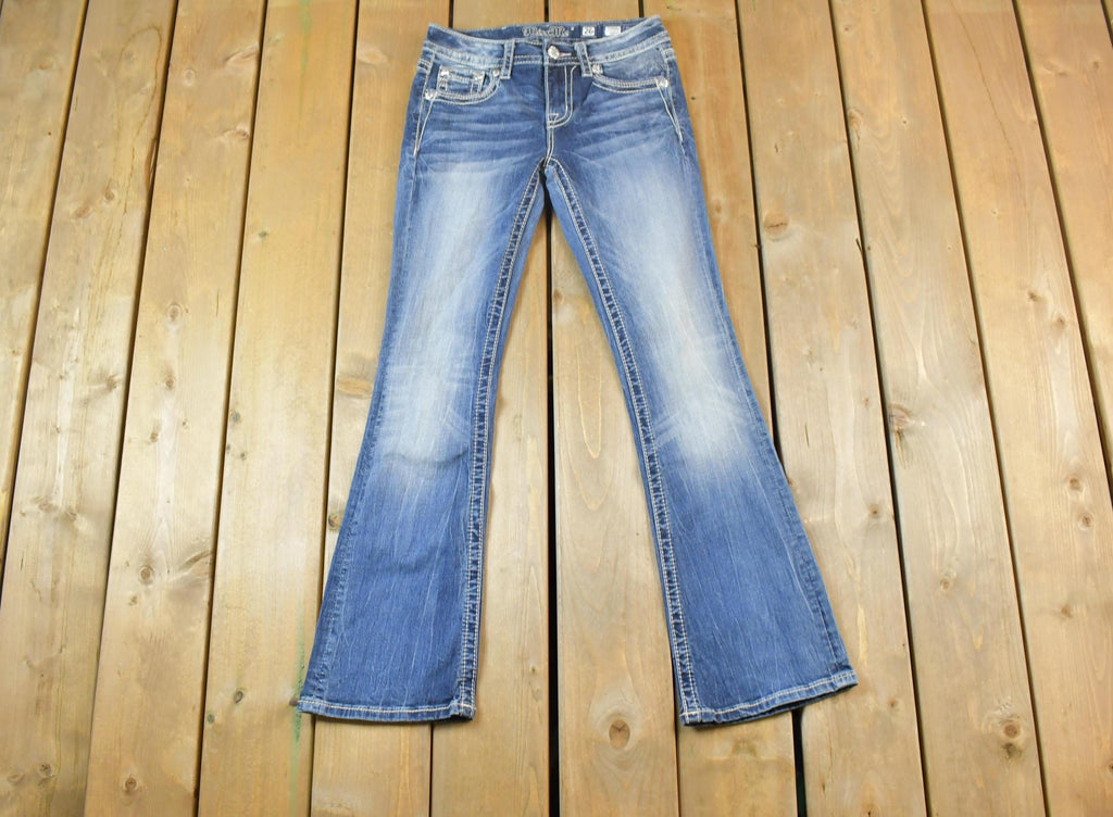 Vintage Y2K Miss Me Bedazzled Low Rise Jeans Size 26x31