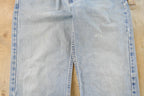 Vintage 1990s Levi's 505 Regular Straight Fit Denim Jeans Men's 33 x 29 / 90s Levi's / Distressed Sun Faded Jeans