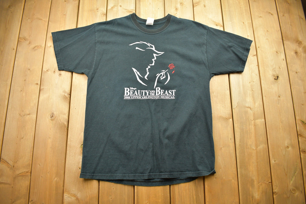 Vintage 1990s Beauty And The Beast Musical Promo T Shirt