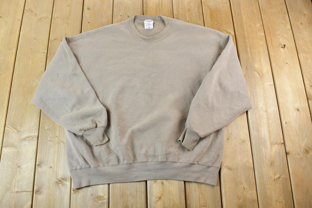 Vintage 1990s Jerzees Z Sport Blank Crewneck Sweatshirt