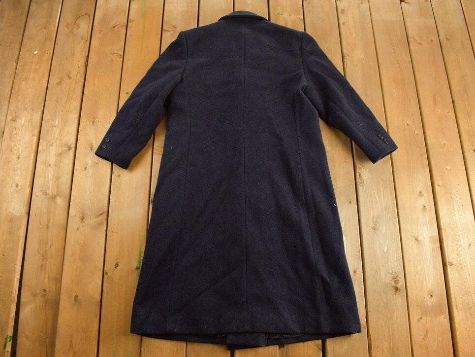 Vintage 1990's Jacobson's Wool Trench Coat