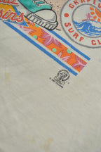 Vintage 1987 Surf's Up The California Raisins Single Stitch Graphic T-Shirt Made In USA