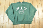 Vintage 1990s Rochester Institute Of Technology Crewneck Mens XL