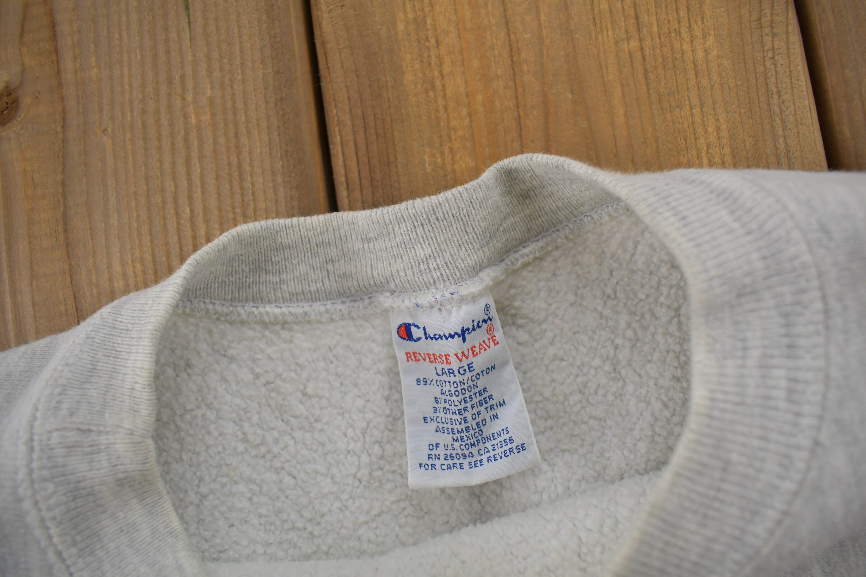 Vintage 1990s Randolph Macon College Collegiate Champion Reverse Weave Crewneck