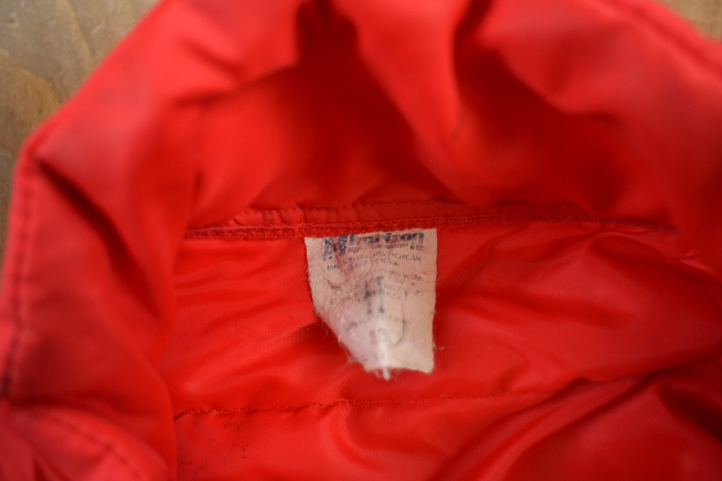 Vintage 1970s Red Puffer Jacket / Goose Down Fill / Vintage Bubble Jacket / Winter / Streetwear