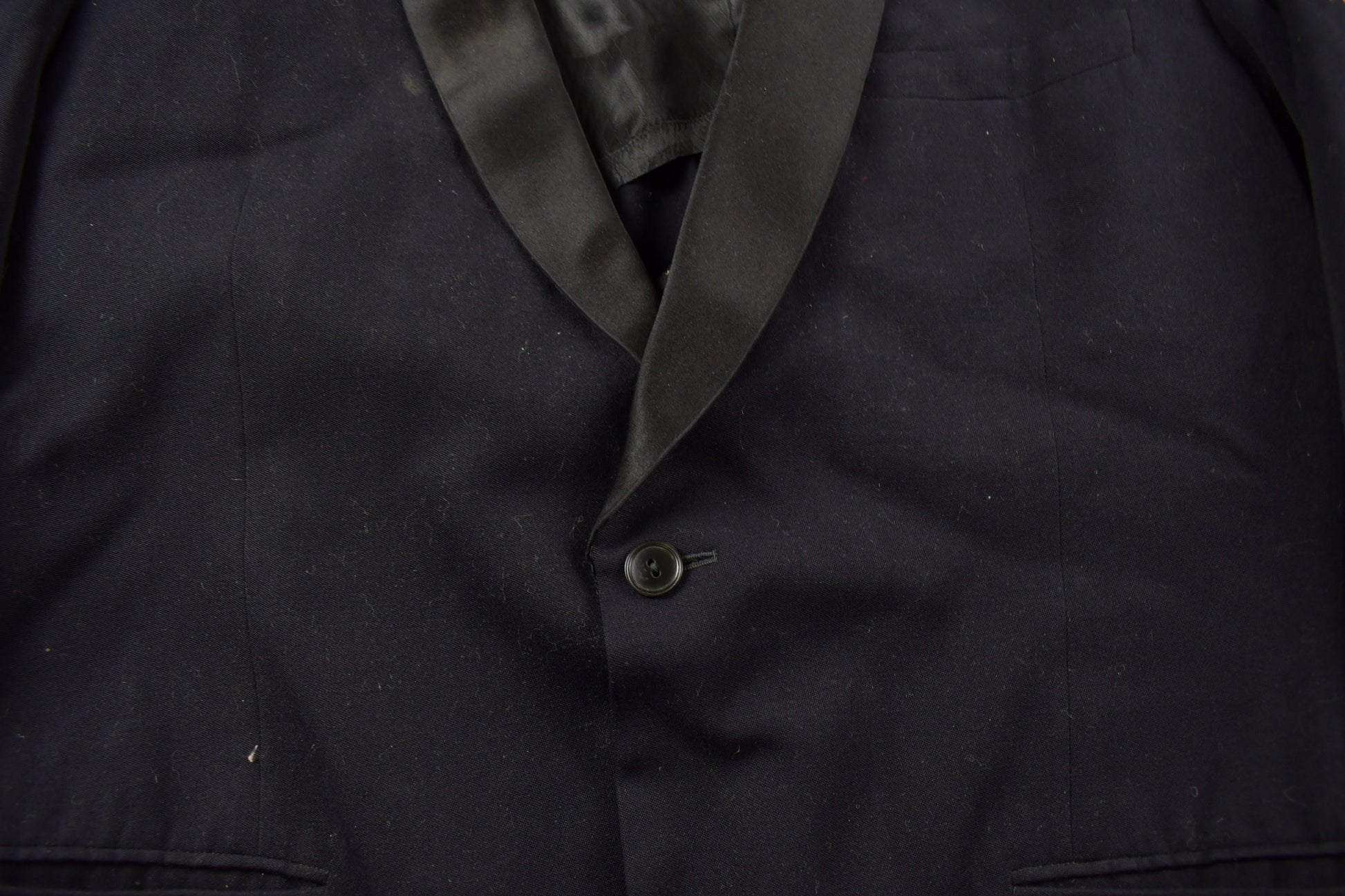 Vintage 1980s Shiffer Hillman Clothes Button Up Blazer Jacket / Suit Jacket / Casual Dress Wear / Black Suit jacket